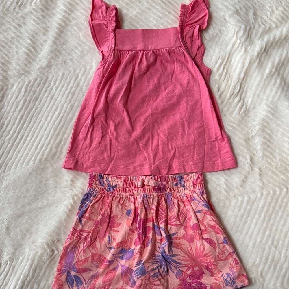 Carter's Pink and Floral Kids Matching Set